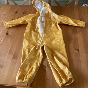 Cat & Jack Yellow Hooded Rain suit